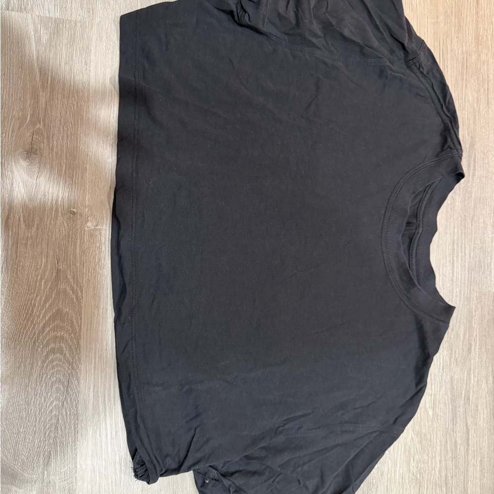 lululemon athletica Black Crop Top